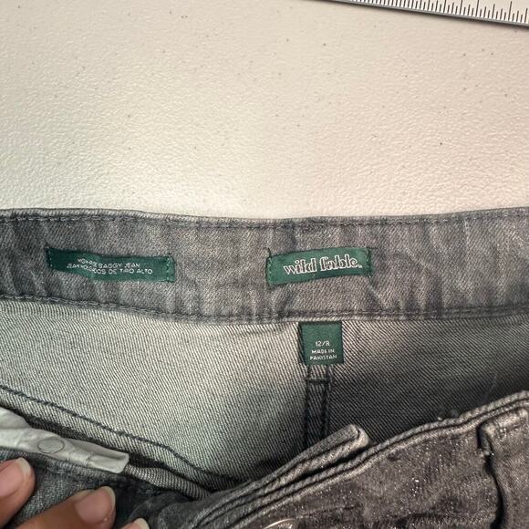 Wild Fable | Women high rise baggy jeans size 12 - Picture 4 of 6